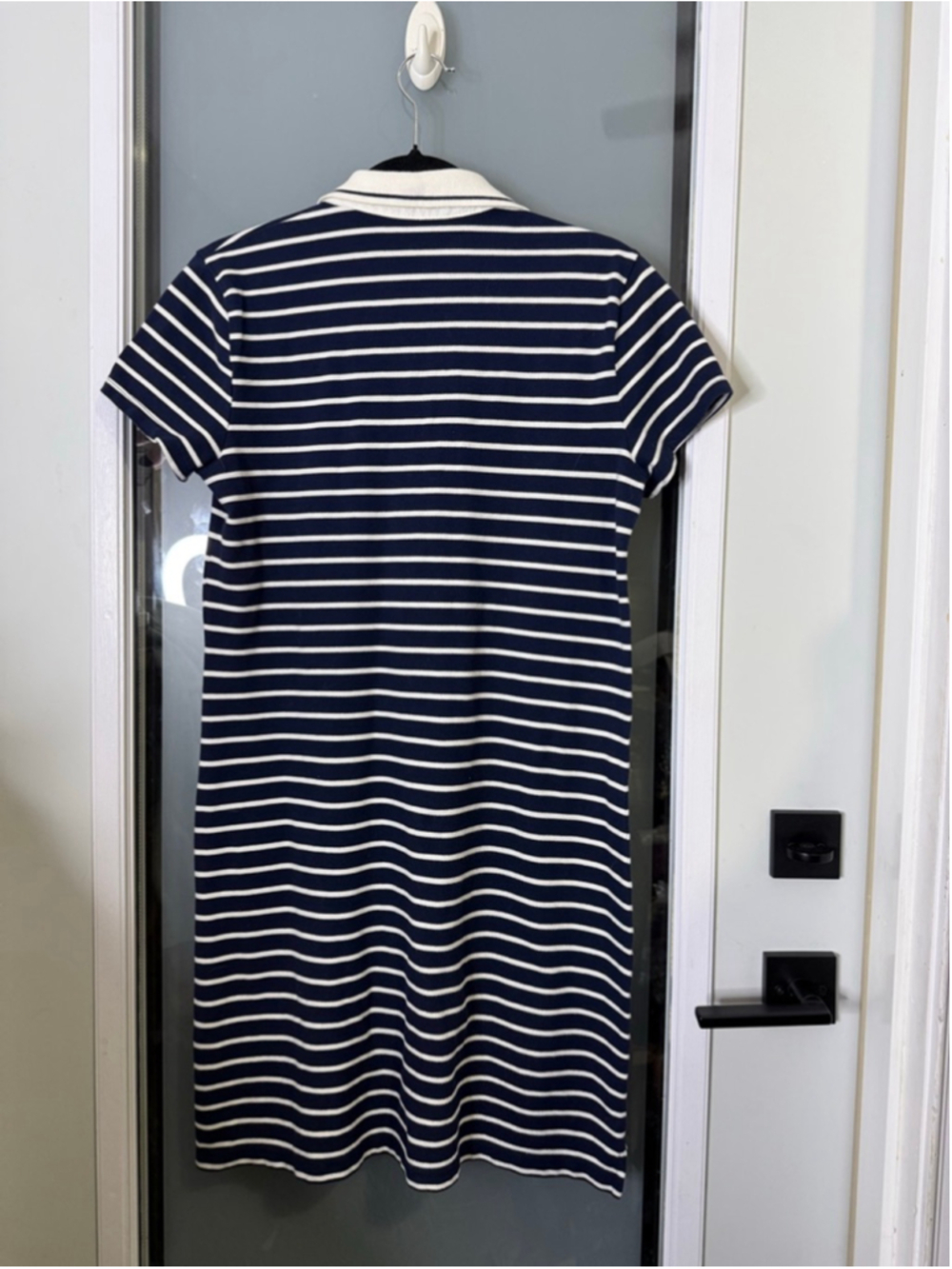 Tommy Hilfiger Navy White Stripe Polo Mini Dress M - Picture 5 of 7